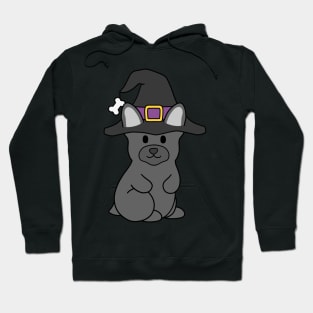 Halloween French Bulldog Black Hoodie